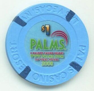Palms Hotel 2008 $1 Casino Chip