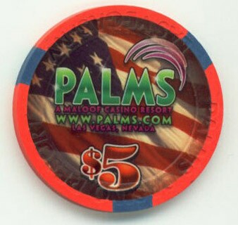 Palms Hotel 4th of July 2007 $5 Casino Chip