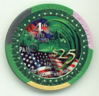 Palms Hotel 4th of July 2011 $25 Casino Chip