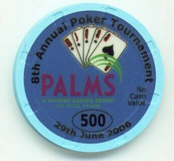 Las Vegas Palms Hotel BlackJack/Poker Tournament 2006 NCV $500 Casino Chip