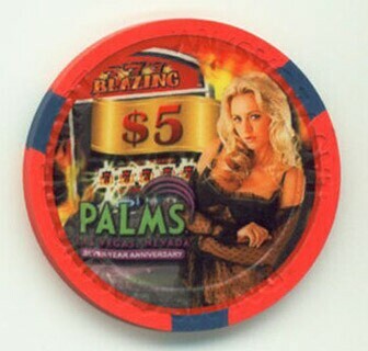 Palms Hotel 7th Anniversary 2008 $5 Casino Chip