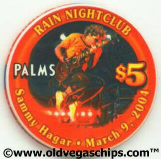 Palms Hotel Sammy Hagar Cabo Wabo $5 Casino Chip