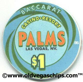Las Vegas Palms Hotel $1 Baccarat Chip