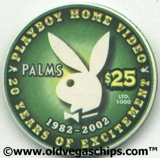 Palms Hotel Playboy Bunny $25 Casino Chip