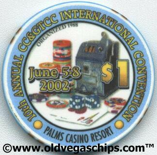 Palms Hotel Chip Collectors Convention $1 Casino Chip