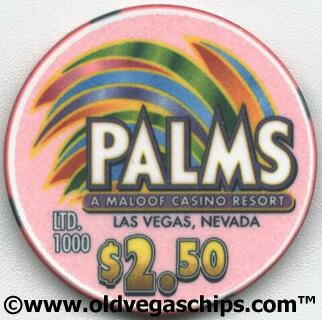 Las Vegas Palms Hotel Chip Collectors Convention $2.50 Casino Chip