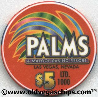 Las Vegas Palms Hotel Chip Collectors Convention $5 Casino Chip