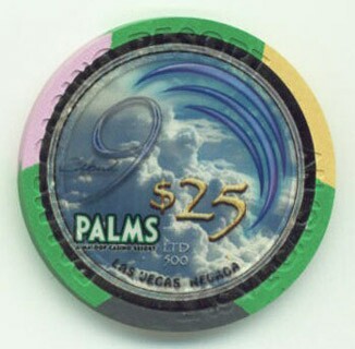 Palms Hotel Cloud 9 Anniversary 2010 $25 Casino Chip