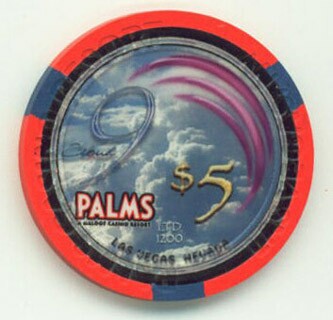 Palms Hotel Cloud 9 Anniversary 2010 $5 Casino Chip