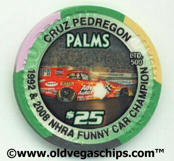 Palms Hotel Cruz Pedregon 2009 $25 Casino Chip