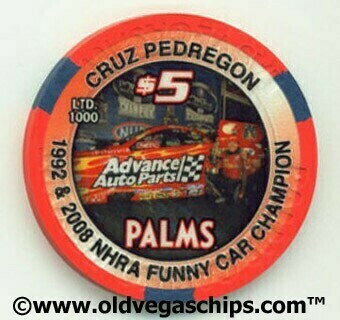 Palms Hotel Cruz Pedregon 2009 $5 Casino Chip