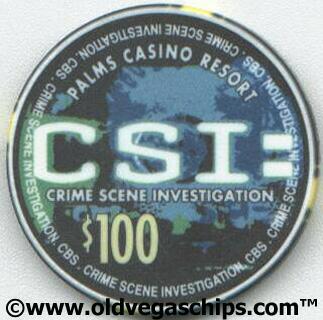 Palms Hotel CSI $100 Casino Chip