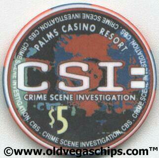 Palms Hotel CSI $5 Casino Chip