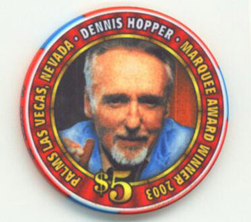 Palms Hotel Dennis Hopper $5 Casino Chip