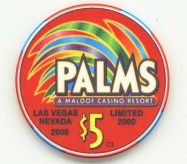Palms Hotel Deuce Bigalow $5 Casino Chip