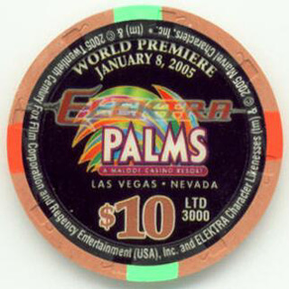 Las Vegas Palms Hotel Elektra Movie Premiere $10 Casino Chip