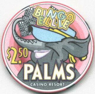 Palms Hotel Bingo Ellie $2.50 Casino Chip