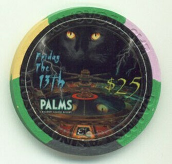 Palms Hotel Friday the 13th 2010 $25 Casino Chip 