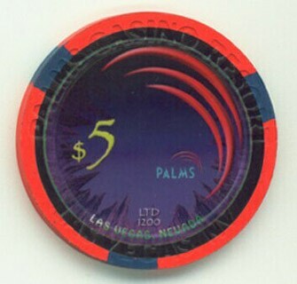 Palms Hotel Friday the 13th 2010 $5 Casino Chip 