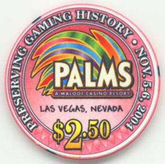 Palms Hotel Chip Collectors Convention $2.50 Casino Chip