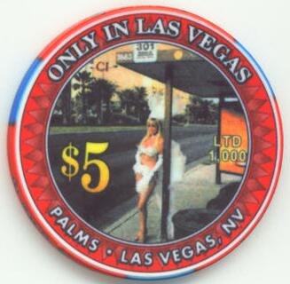 Palms Preserving Gaming History $5 Casino Chip 