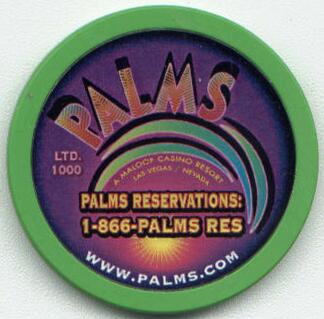 Las Vegas Palms Hotel Ghostbar NCV Casino Chip