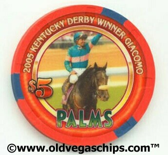Palms Kentucky Derby Giacomo $5 Casino Chip