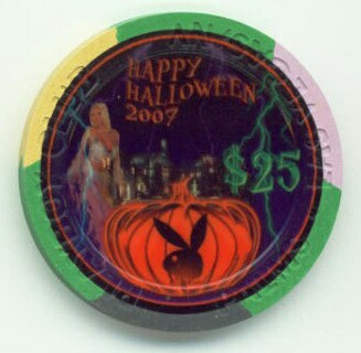 Palms Hotel Halloween 2007 $25 Casino Chip 
