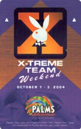 Las Vegas Palms Hotel X-treme Team Room Key