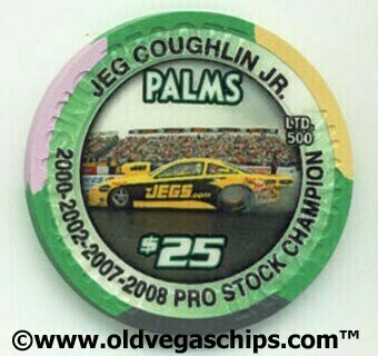 Palms Hotel Jeg Coughlin Jr. 2009 $25 Casino Chip
