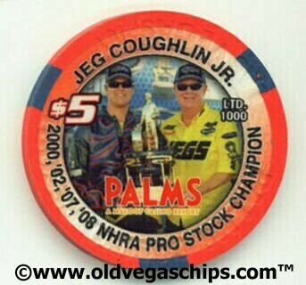 Palms Hotel Jeg Coughlin Jr. 2009 $5 Casino Chip