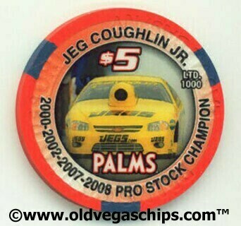 Palms Hotel Jeg Coughlin Jr. 2009 $5 Casino Chip
