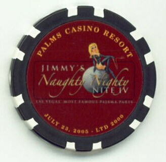 Palms Jimmy's Naughty Nighty Nite IV NCV Casino Chip