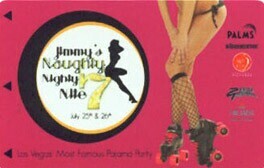 Palms Jimmy's Naughty Nite 7 Hotel Room Key