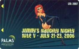 Palms Jimmy's Naughty Nighty Nite Hotel Room Key