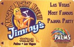 Las Vegas Palms Hotel Jimmy's Room Key