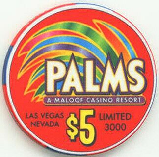 Las Vegas Palms Hotel Kid Rock $5 Casino Chip