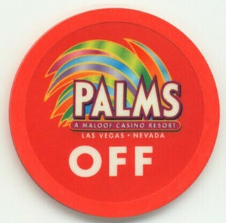Palms Hotel Kill / Off Two Inch Clay Poker Button