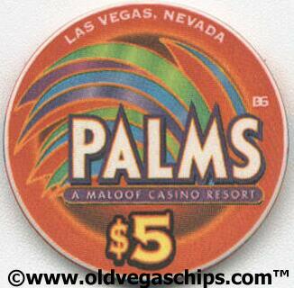 Las Vegas Palms Casino Lucky Ladies 2002 $5 Casino Chip