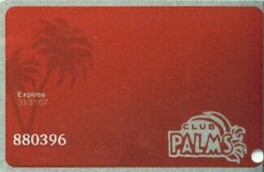 Palms Casino Slot Club Card