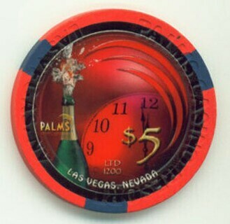 Palms Hotel New Year 2011 $5 Casino Chip