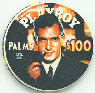 Palms Hotel Hugh Hefner $100 Casino Chip