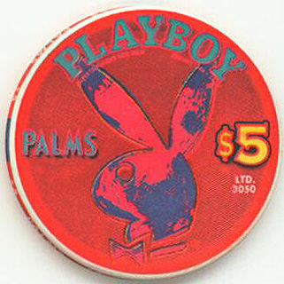 Palms Hotel Playboy Bunny $5 Casino Chip