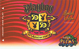 Palms Casino Playboy 50th Anniversary Slot Club Card