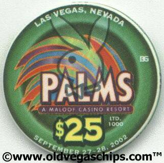 Las Vegas Palms Hotel Playboy Bunny $25 Casino Chip