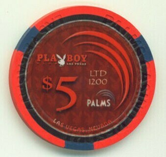 Palms Playboy Club 4th Anniversary 2010 $5 Casino Chip 