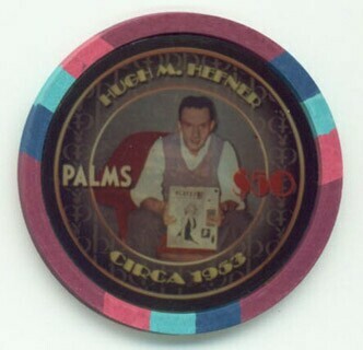 Palms Hotel Playboy Club Hugh Hefner $50 Casino Chip 