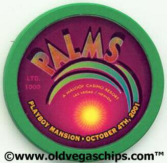 Las Vegas Palms Hotel Playboy Bunny NCV Casino Chip