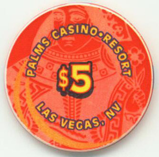 Las Vegas Palms Hotel Queen $5 Casino Chip