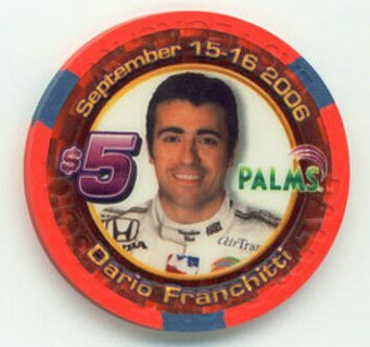Palms Hotel Dario Franchetti 2006 $5 Casino Chip
